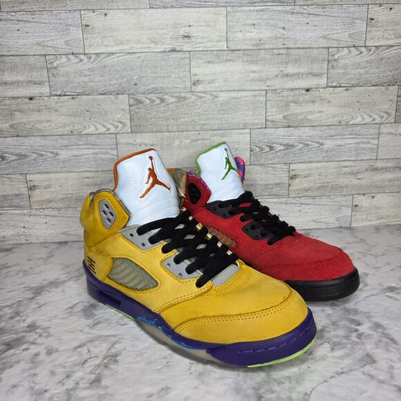 Nike Air Jordan 5 SE What The GS Size 7Y Women's 8.5 CZ6415-700 No Box - Picture 1 of 8